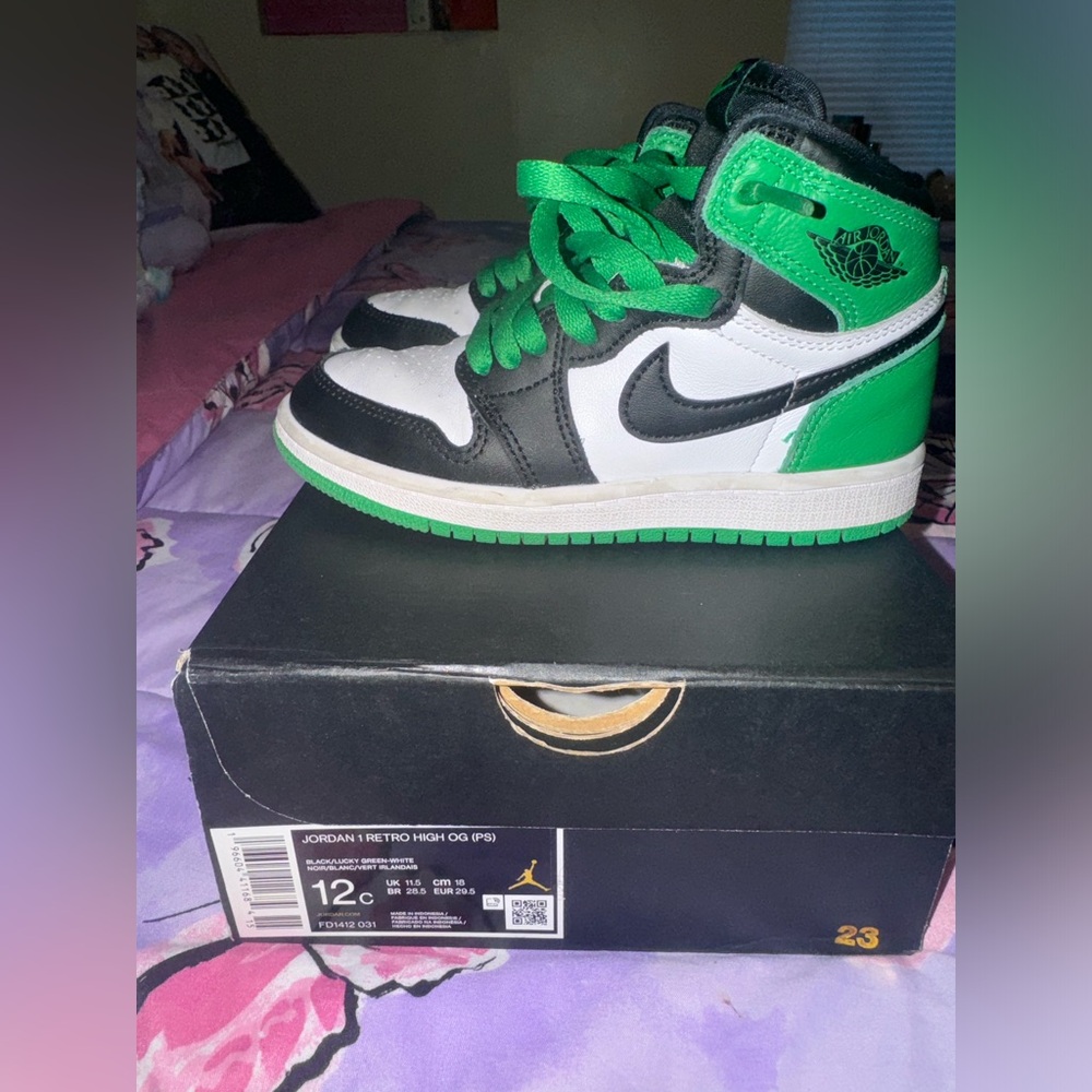 Kids Jordan 1s gently worn size 12C US
